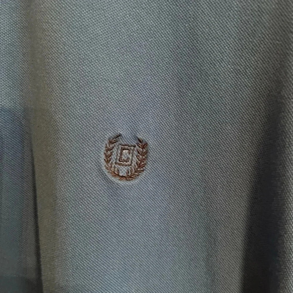 Chaps Mens Blue Stretch Polo‎ Shirt - Picture 5 of 5